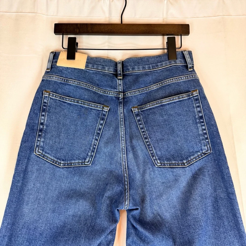 EVERLANE Women’s Size 28R Denim Jeans Way-High Jean Style Stretch High Rise